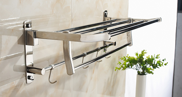 How to install the towel rack